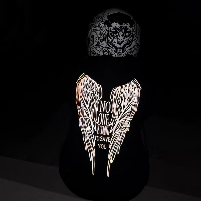 Unisex No One Is Coming To Save You Reflective Print Hoodie - image 1