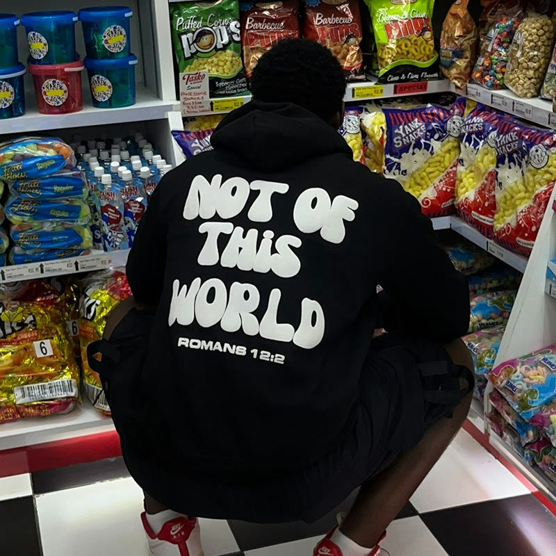 Not Of This World Print Hoodie - image 2
