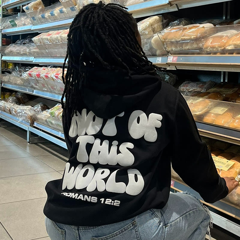 Not Of This World Print Hoodie - image 1