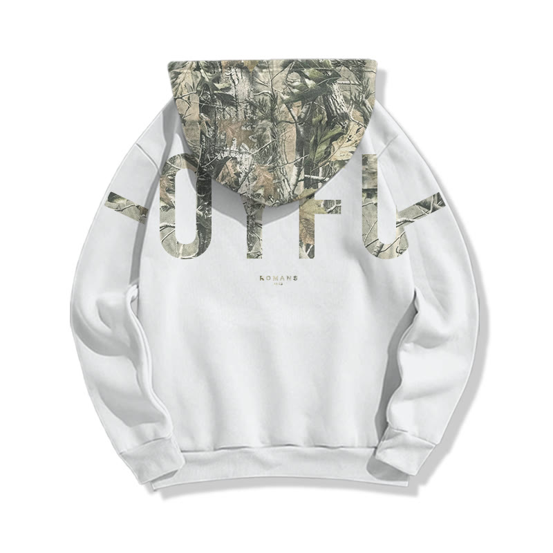 Joyful Romans 12:12 Dead Leaves Camouflage Print Hoodie - image 3