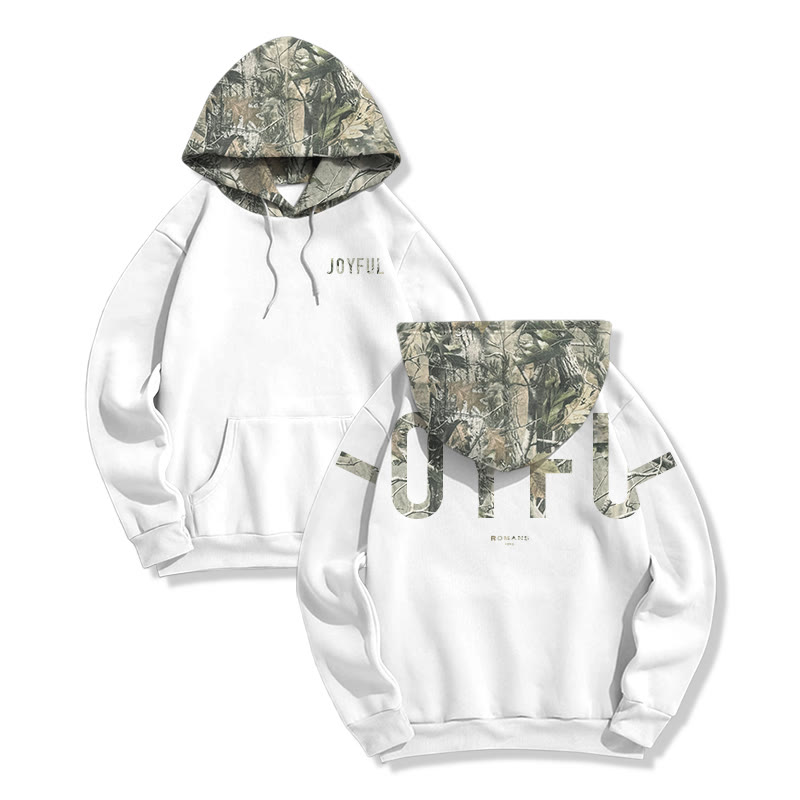 Joyful Romans 12:12 Dead Leaves Camouflage Print Hoodie - image 2