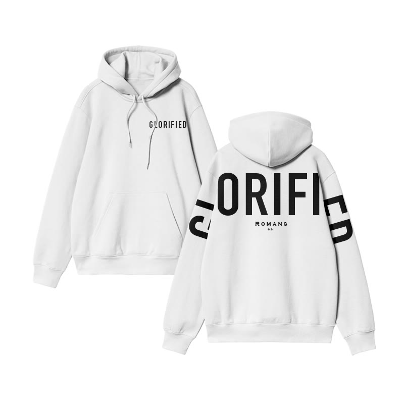 Glorified Romans 8:30 Print Hoodie - image 3