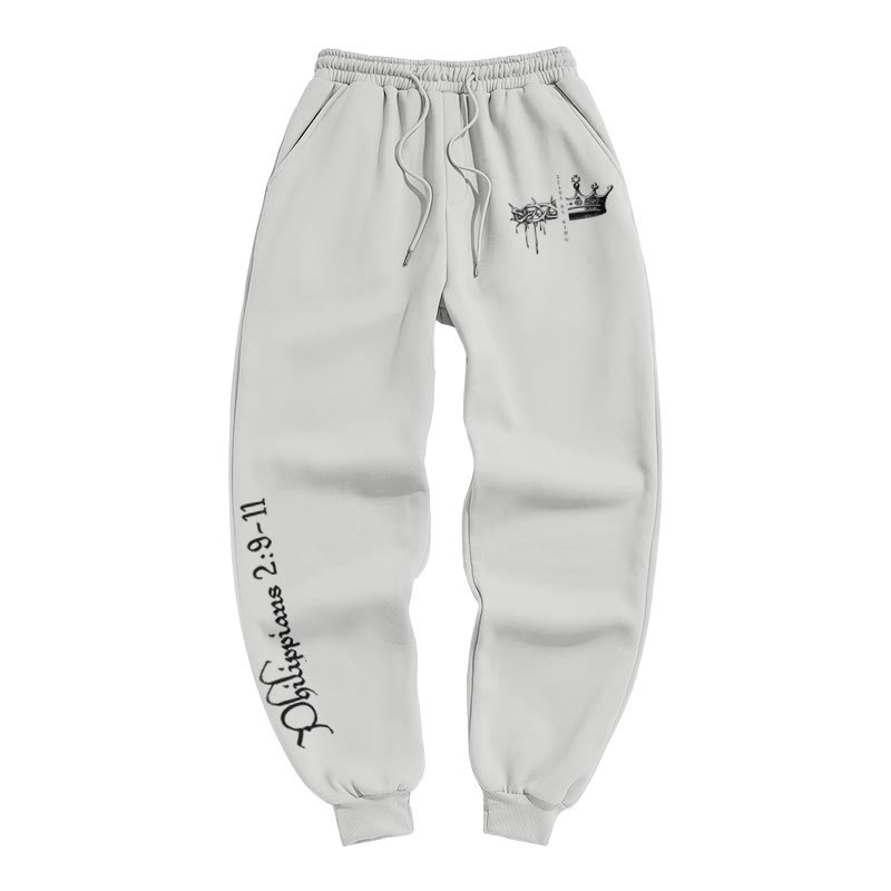 Jesus Is King Print Pants - White - US16-18(2XL) - image 2