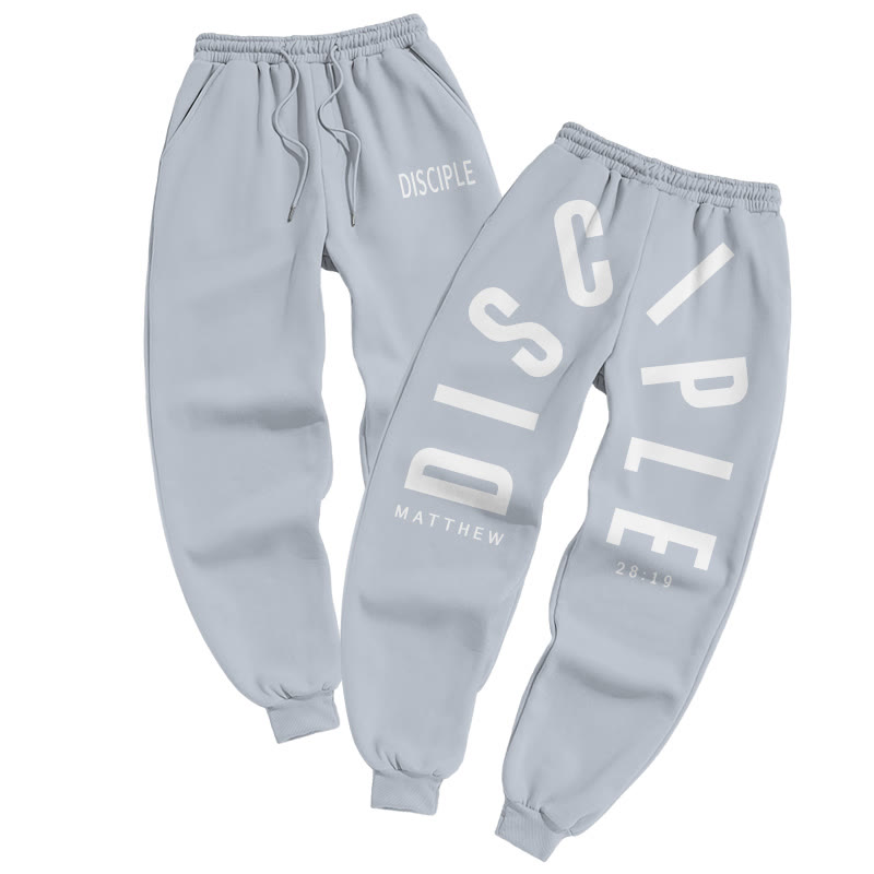 Disciple Matthew 28:19 Print Pants - Grey - US16-18(2XL) - image 1