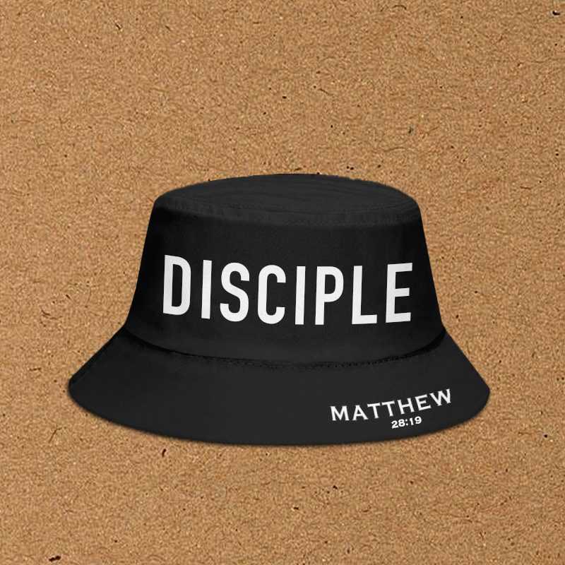 Disciple Matthew 28:19 Print Bucket Hat - Black - XL(62cm) - image 2