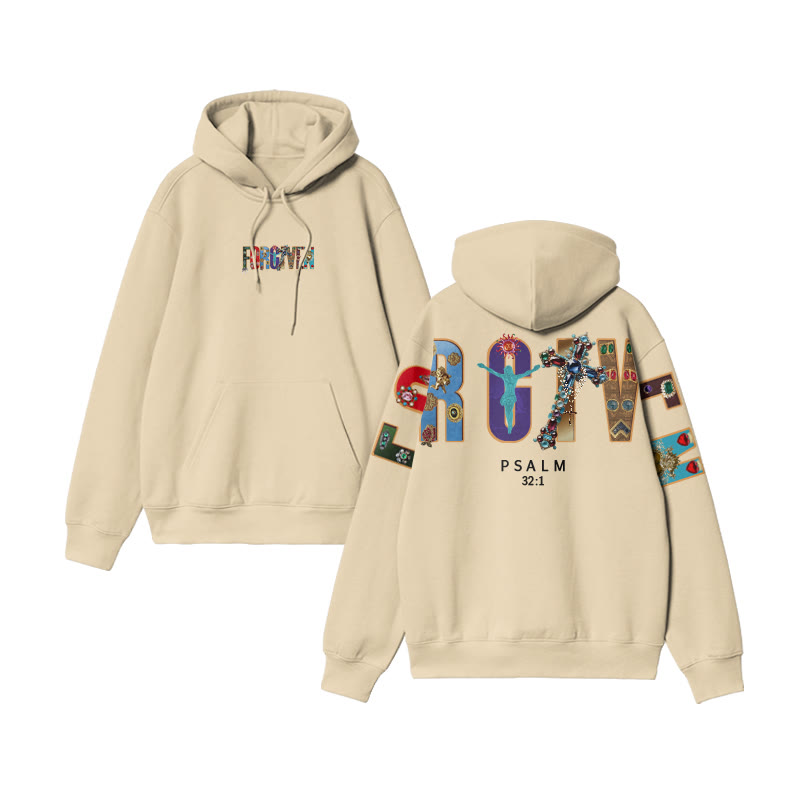 Gemstone Forgiven Psalm 32:1 Print Hoodie - image 6