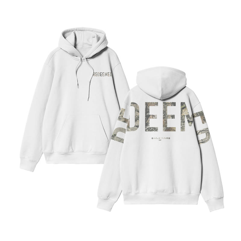 Redeemed Dead Leaves Camouflage Print Hoodie - image 3