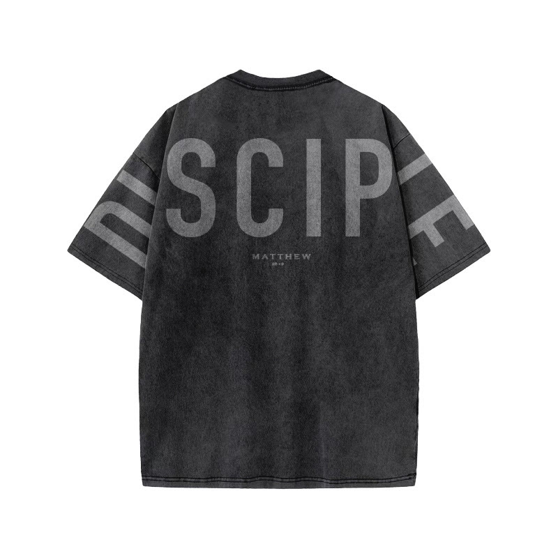 Disciple Matthew 28:19 Print Acid Washed T-shirt - image 1
