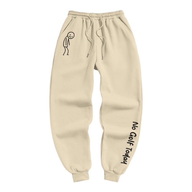 No Golf Today Shirt – Funny Golf Lover Print Pants - Apricot - US16-18(2XL) - image 1