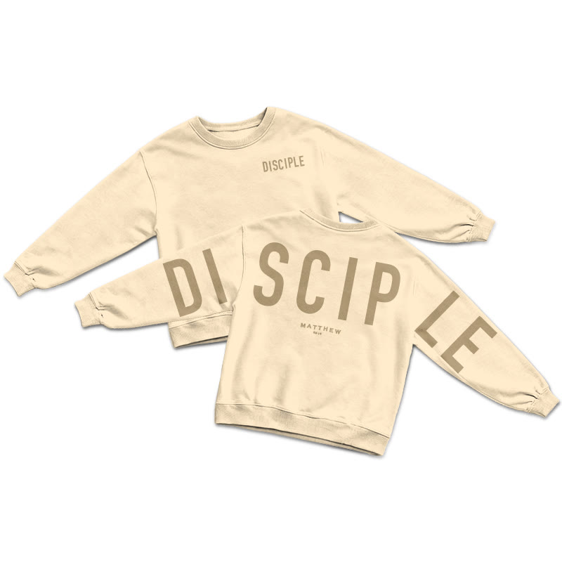 Disciple Matthew 28:19 Print Sweatshirt - Apricot - US16-18(2XL) - image 1