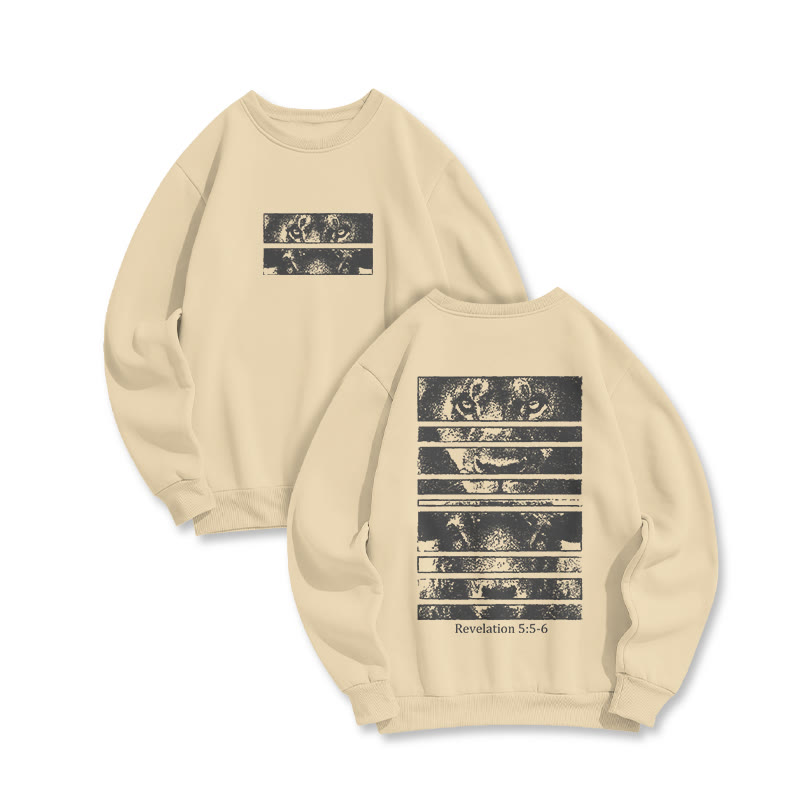 Revelation 5:5-6 Print Sweatshirt - Apricot - US16-18(2XL) - image 2