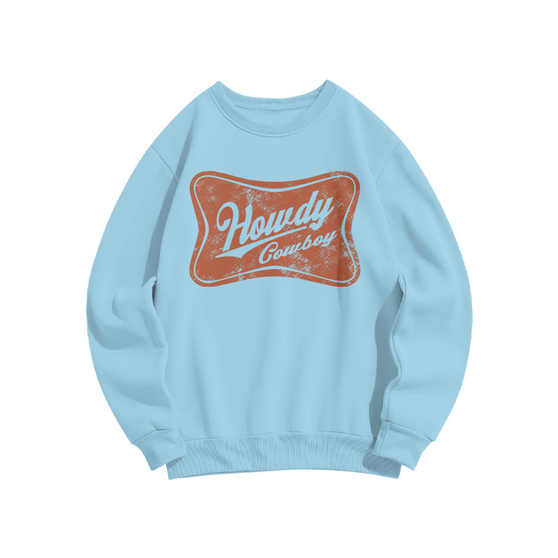 Howdy Cowboy Print Sweatshirt - Blue - US16-18(2XL) - image 8