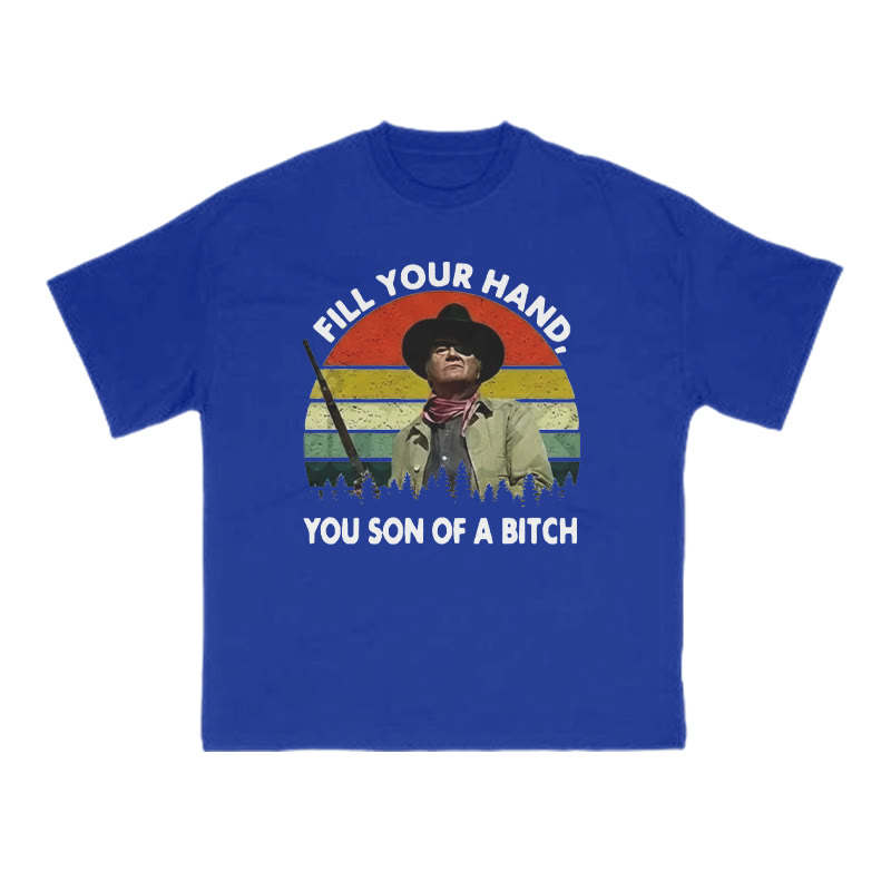 Fill Your Hand Print Classic Lines T-shirt - Blue - US16-18(2XL) - image 8