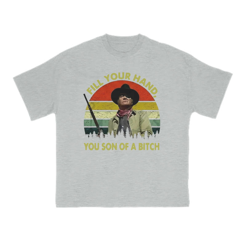 Fill Your Hand Print Classic Lines T-shirt - Grey - US16-18(2XL) - image 3