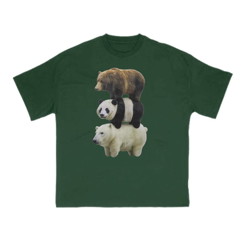 Funny Parody Animation Meme Print T-shirt - Green - US16-18(2XL) - image 7