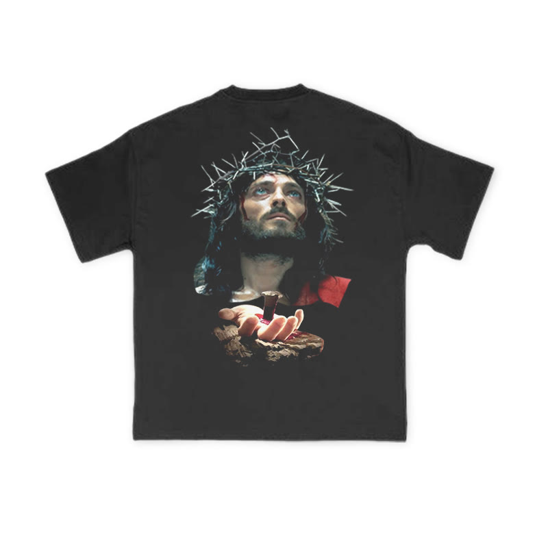 Jesus Crucified Print T-shirt - image 1