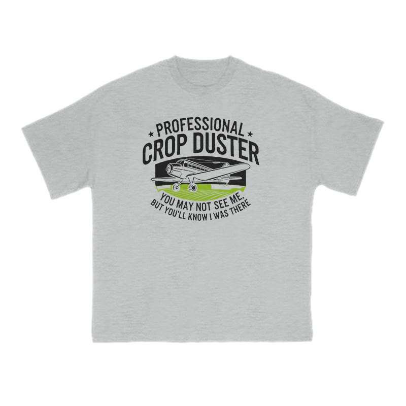 You May Not See Me, But You'll Know I Was There Print T-shirt - Grey - US16-18(2XL) - image 3