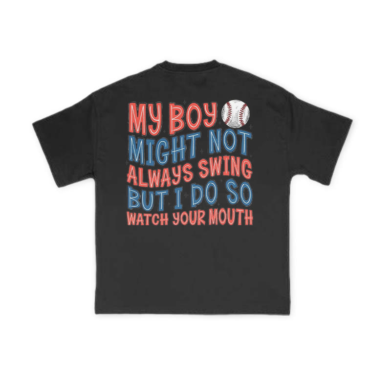 Baseball Mama Print T-shirt - image 1
