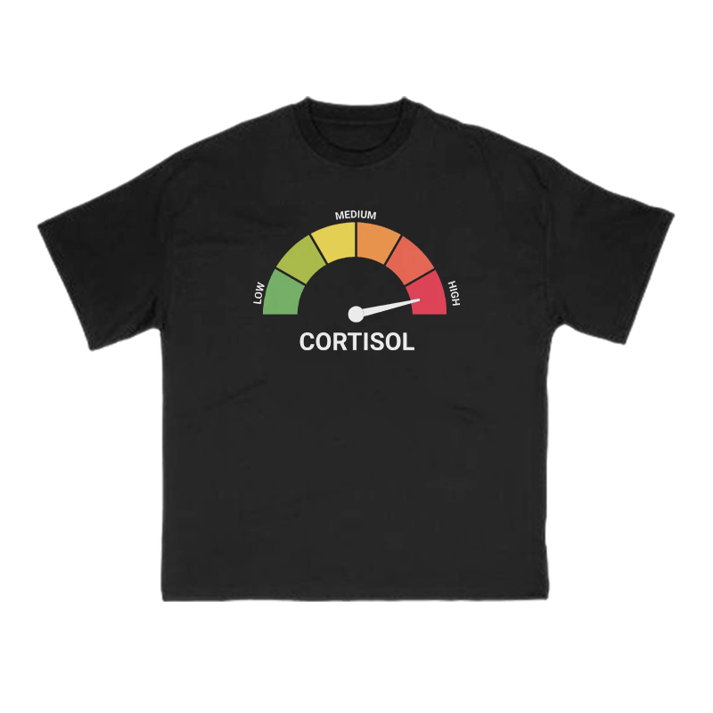 Cortisol Dashboard High Print T-shirt - Black - US16-18(2XL) - image 2
