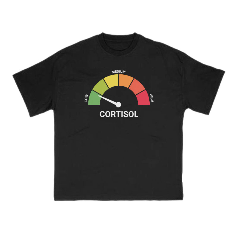 Cortisol Dashboard Low Print T-shirt - Black - US16-18(2XL) - image 2