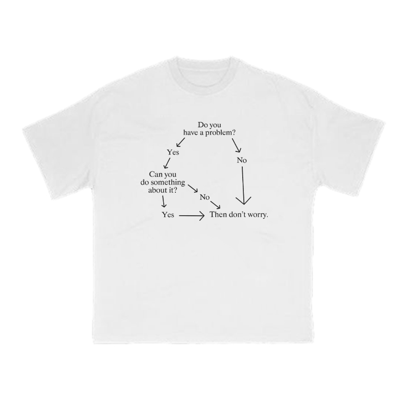 Do You Have A Problem Print T-shirt - White - US16-18(2XL) - image 1