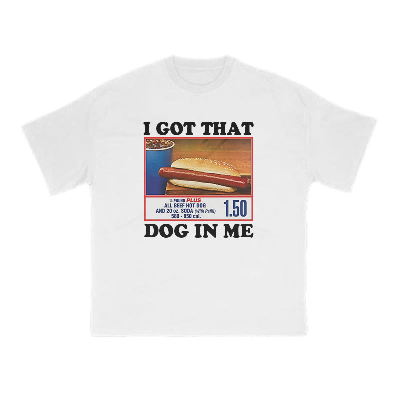 I Got That Dog In Me Print T-shirt - White - US16-18(2XL) - image 2