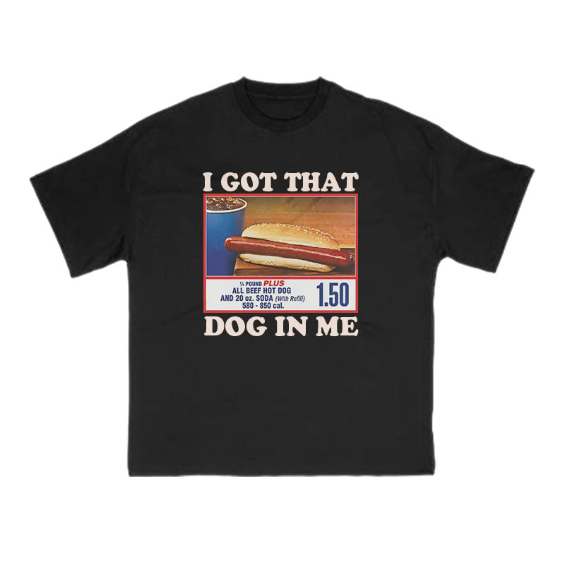 I Got That Dog In Me Print T-shirt - Black - US16-18(2XL) - image 1