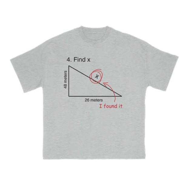 Find X Print T-shirt - Grey - US16-18(2XL) - image 3