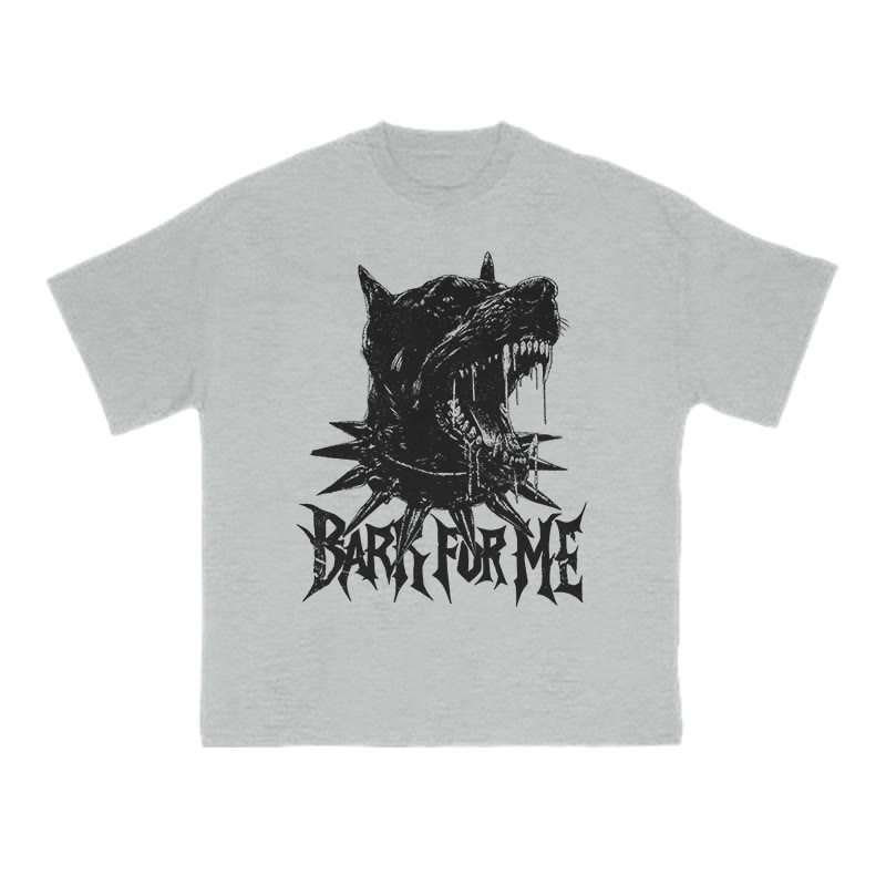 Roaring Mastiff Bark For Me Print T-shirt - Grey - US16-18(2XL) - image 3