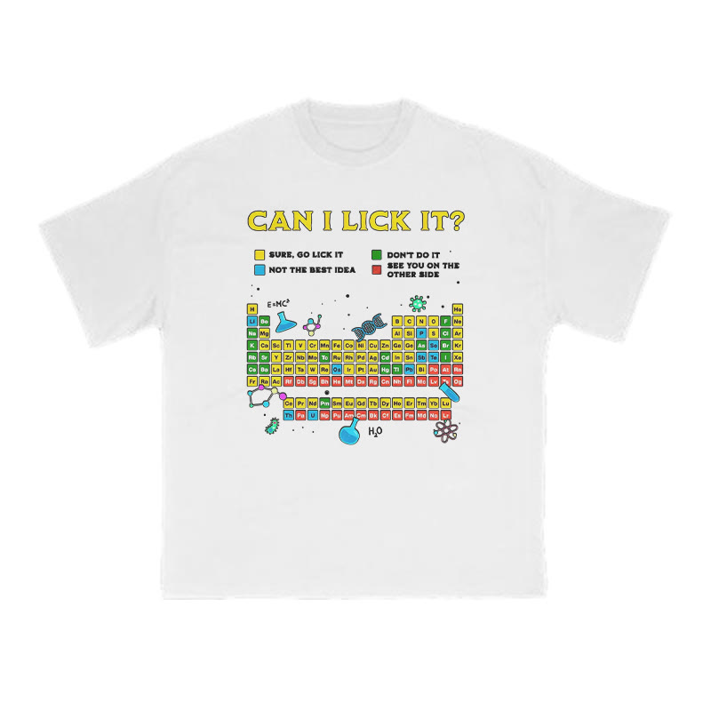 Can I Lick It Print T-shirt - White - US16-18(2XL) - image 2