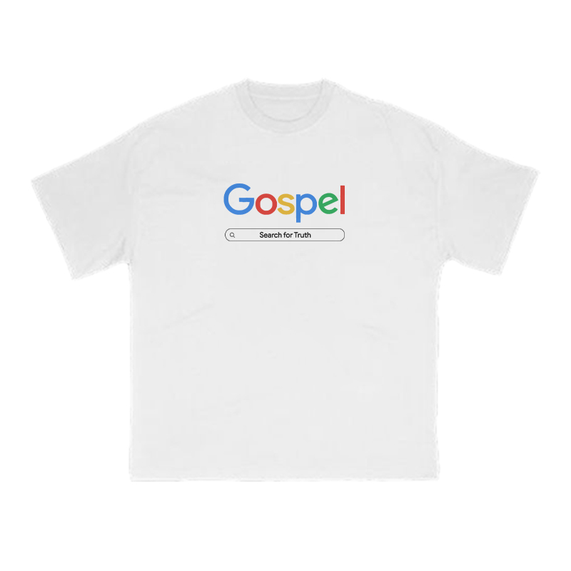 Gospel Rainbow Print T-shirt - White - US16-18(2XL) - image 1
