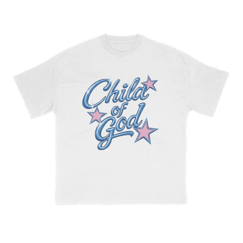 Child Of God Star Print T-shirt - White - US16-18(2XL) - image 2