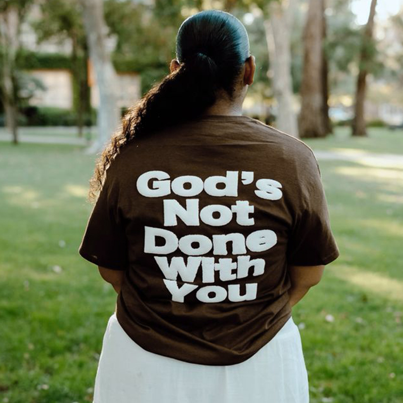 God's Not Done With You Print T-shirt - image 2
