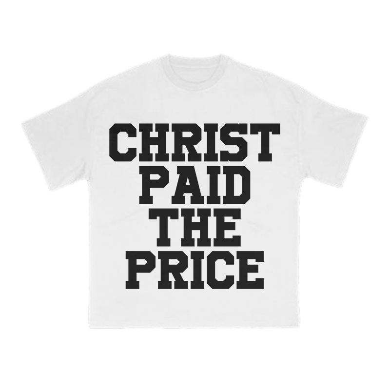Christ Paid The Price Print T-shirt - image 1