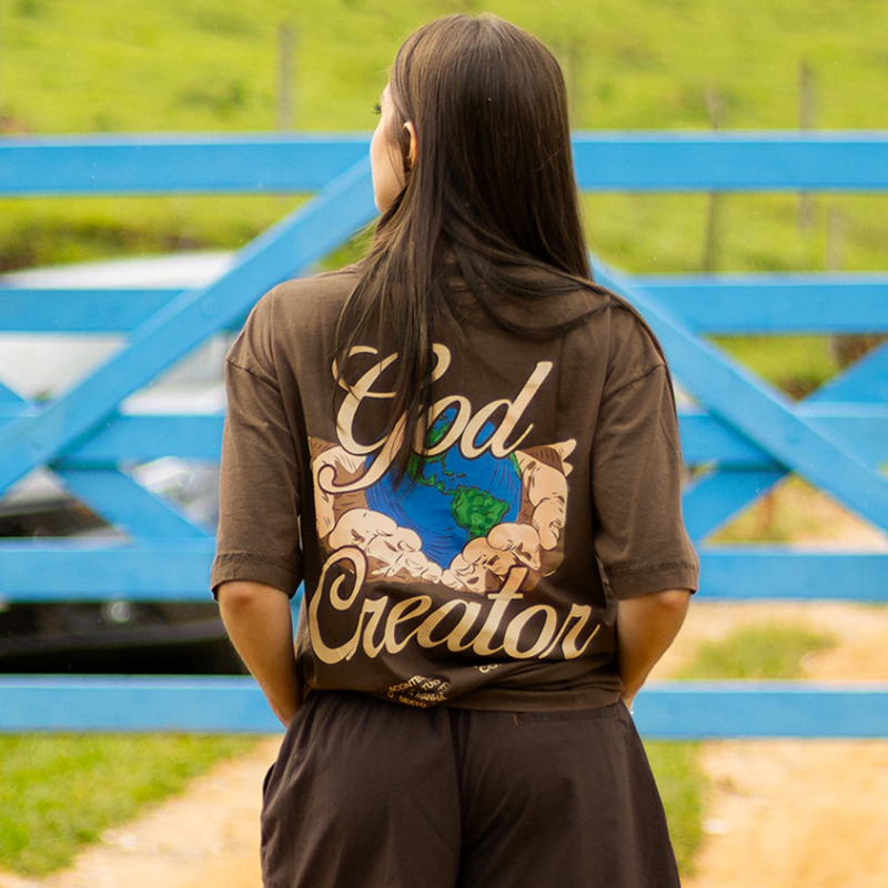 God Creator Print T-shirt - image 3