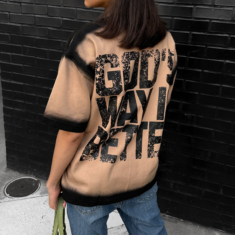 God's Way Is Better Creative Contrast Color Print T-shirt - image 5