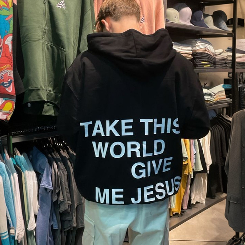 Take This World Give Me Jesus Print Hoodie - image 2