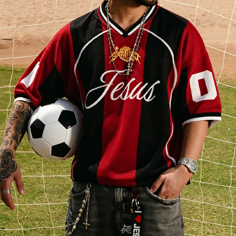 Way Truth Life Print Mesh Jersey - image 2