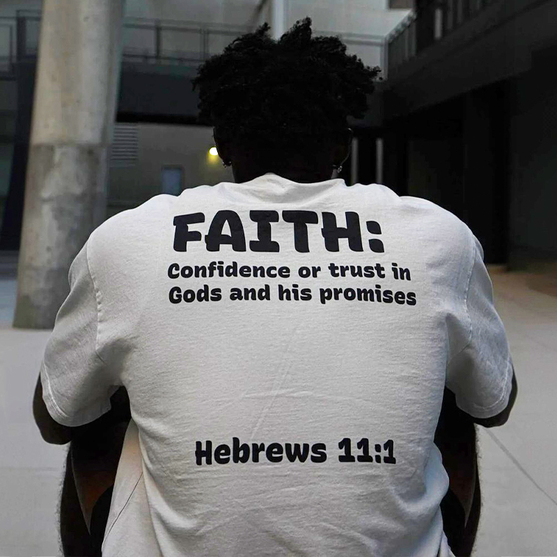 Faith: Confidence Or Trust In Gods And His Promises Print T-Shirt - image 2
