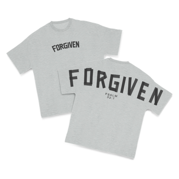 Tape Type Forgiven Print T-Shirt - Grey - US16-18(2XL) - image 3