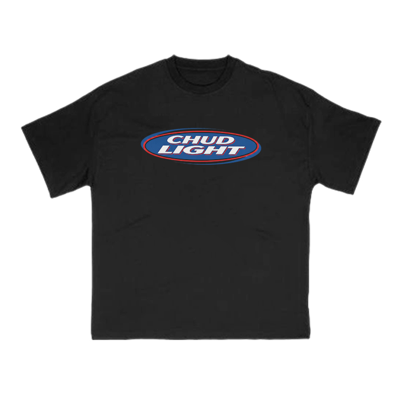 Retro Oval Badge Graphic Print T-Shirt - Black - US16-18(2XL) - image 2