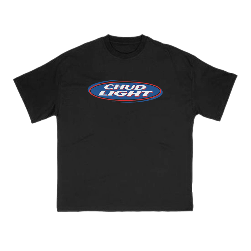 Retro Oval Badge Graphic Print T-Shirt - Black - US16-18(2XL) - image 2