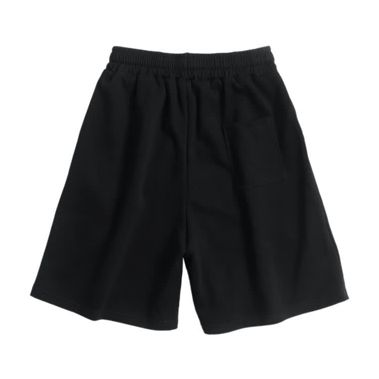 Cotton Solid Color Drawstring Pocket Shorts - image 6