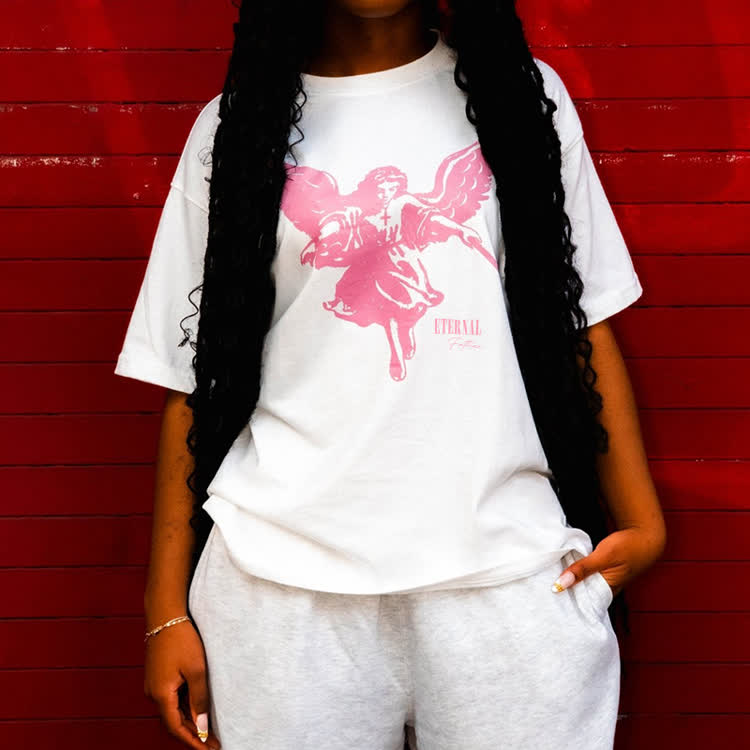 The Angel Of The Lord Print T-shirt - image 2