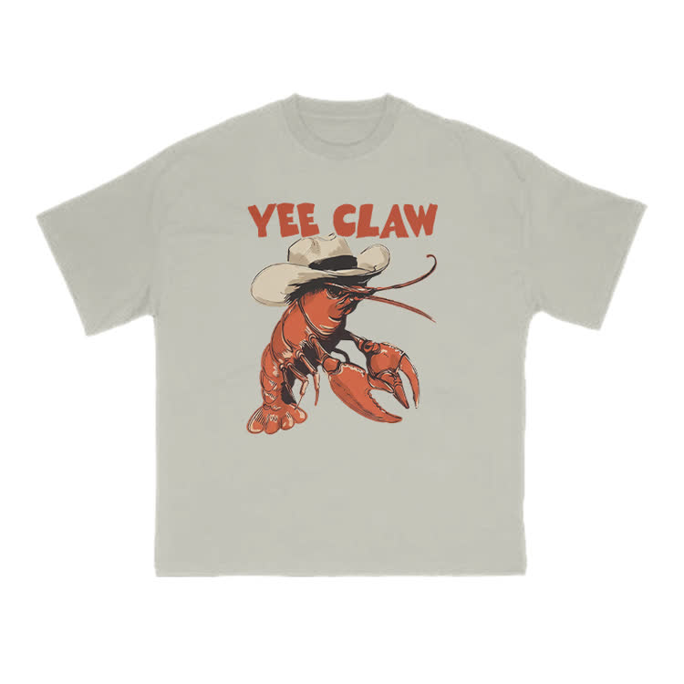 Yee Claw Print T-shirt - Warm Grey - US16-18(2XL) - image 5