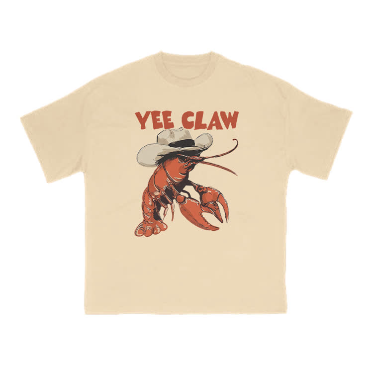 Yee Claw Print T-shirt - Apricot - US16-18(2XL) - image 1