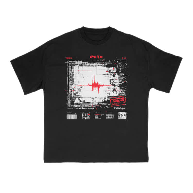 Techwave Graphic Street T-Shirt - Black - US16-18(2XL) - image 2