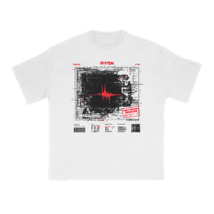 Techwave Graphic Street T-Shirt - White - US16-18(2XL) - image 1