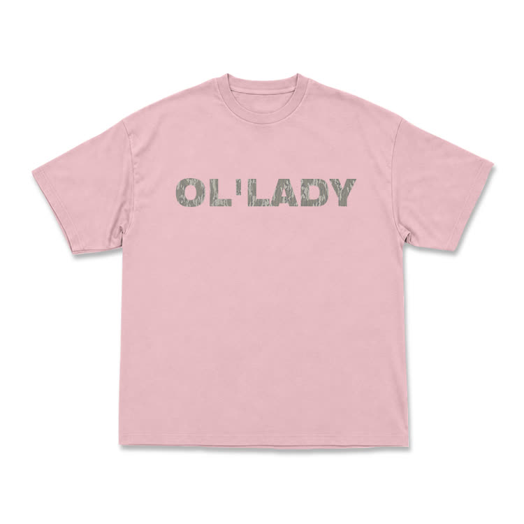 Classic OL' LADY Oversized Graphic T-Shirt - Pink - US16-18(2XL) - image 2