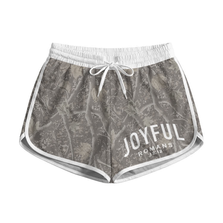 Joyful Camo Print Pocket Shorts - Olive Green - 5XL - image 2